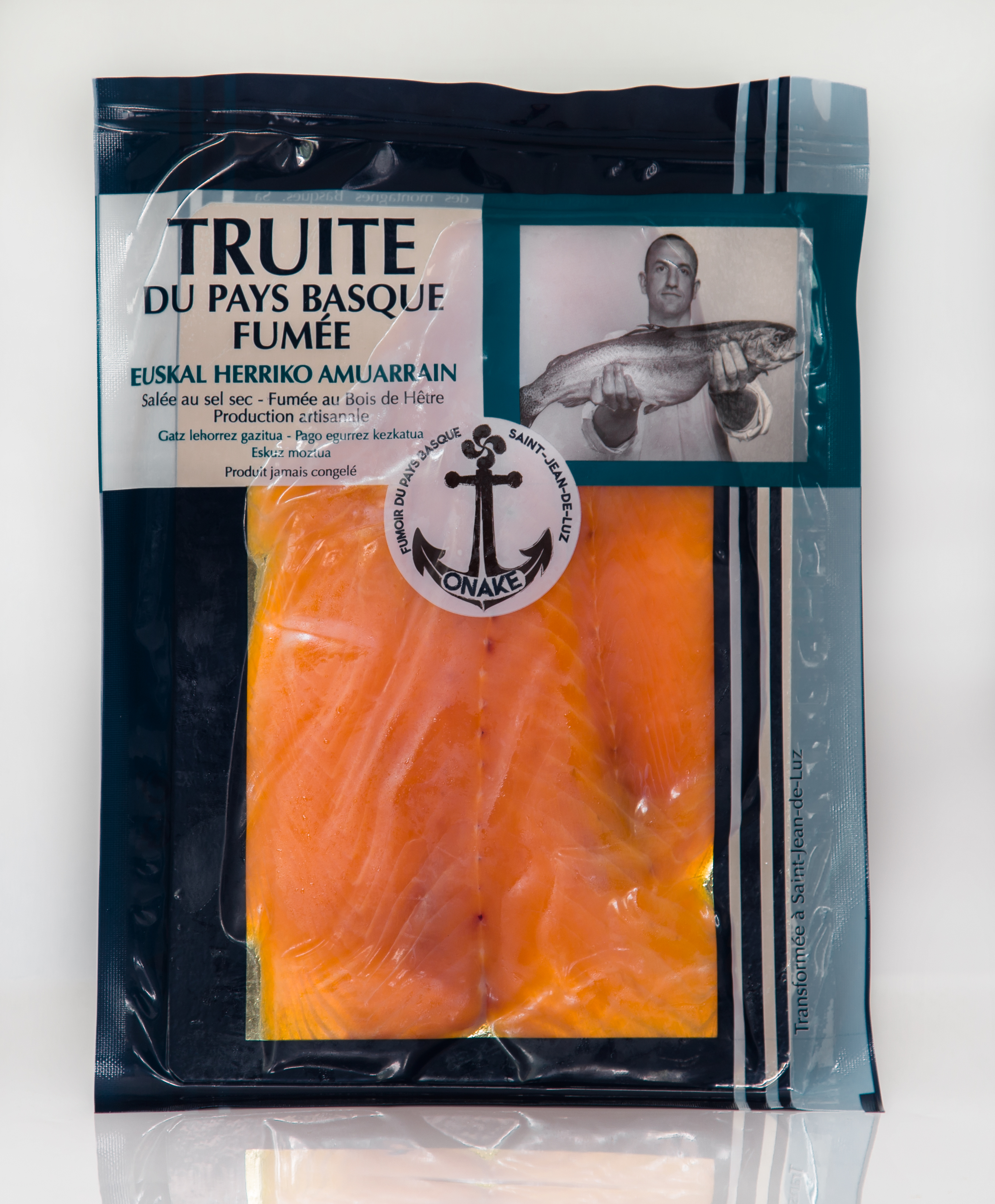 Truite Pays Basque Fumée, 4/5 Tranches 150g