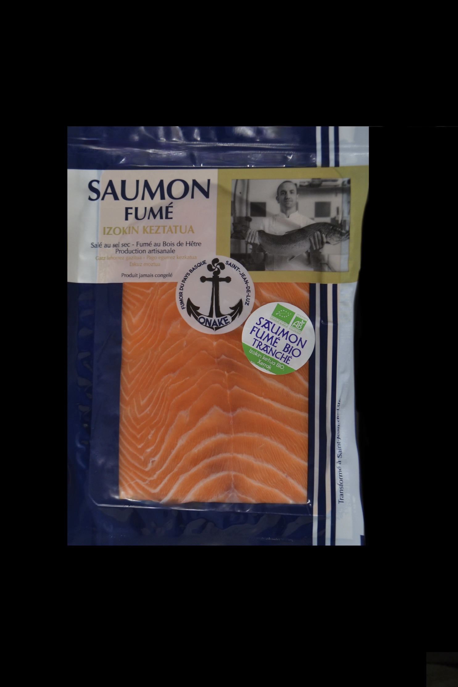 Saumon Fumé Bio, 4/5 Tranches 150g