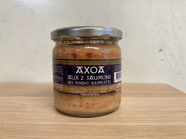 Axoa Deux Saumons au Piment d'Espelette – Bio 270g