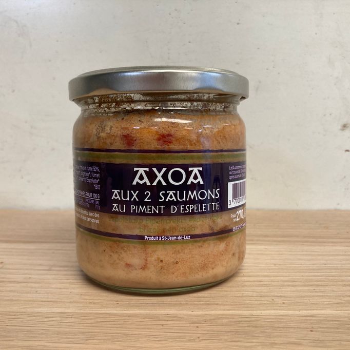Axoa Deux Saumons au Piment d'Espelette – Bio 270g